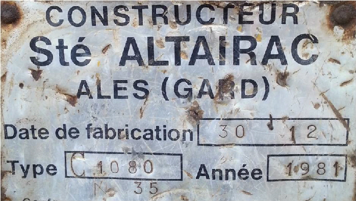 Altairac 1000x800 Plaque