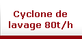 Cyclone de
lavage 80t/h